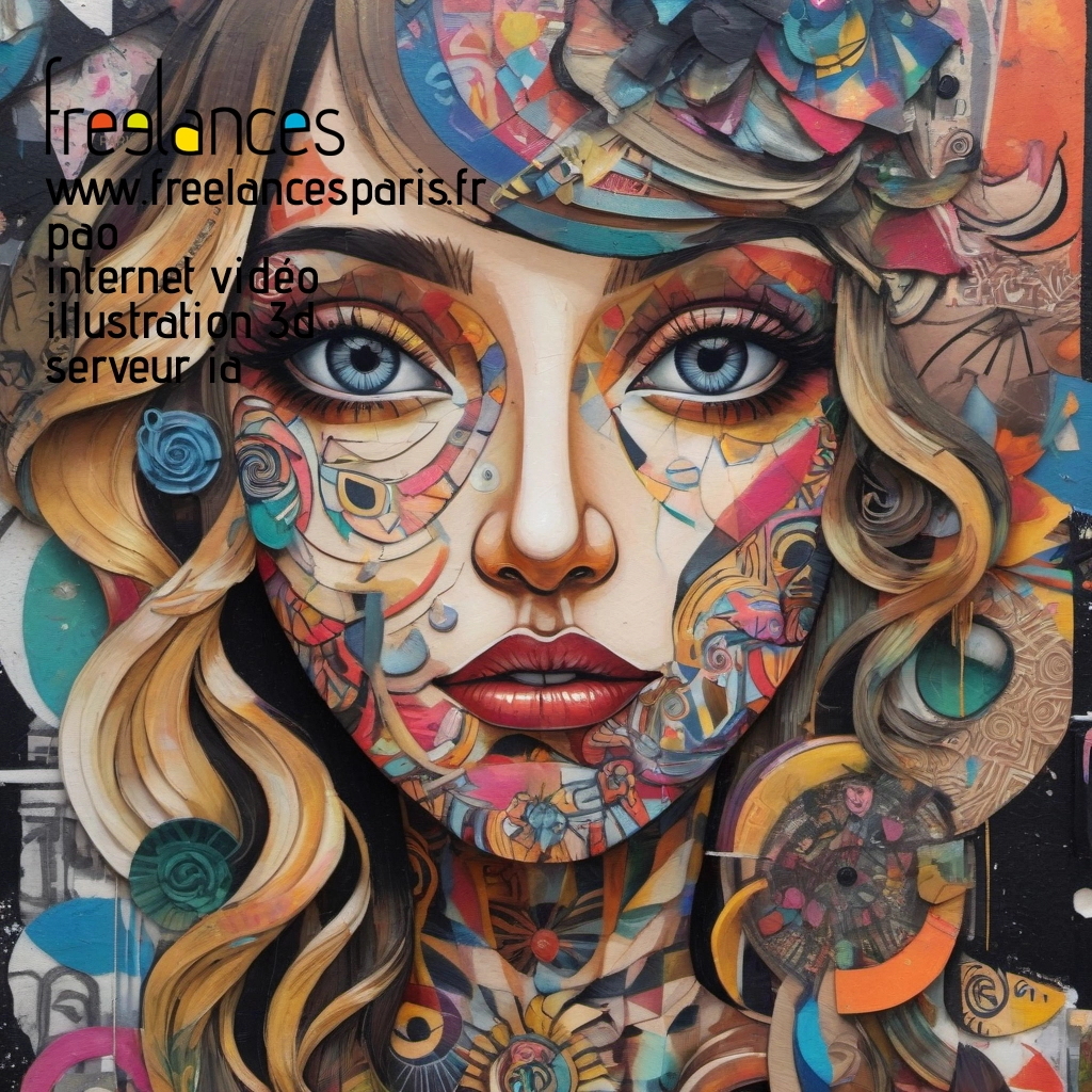 Pao mise en page internet vidéo illustration 3d serveur IA générative AI freelance paris studio de création magazines of2hrsg0